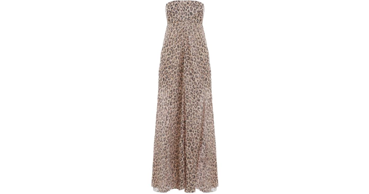 melody strapless long dress