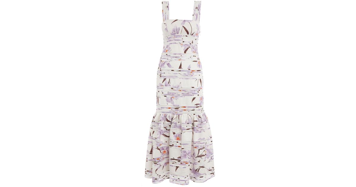 zimmermann corsage linear dress