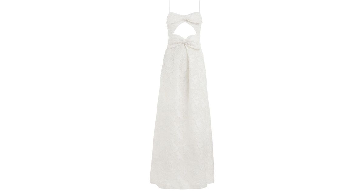 zimmermann corsage bow dress