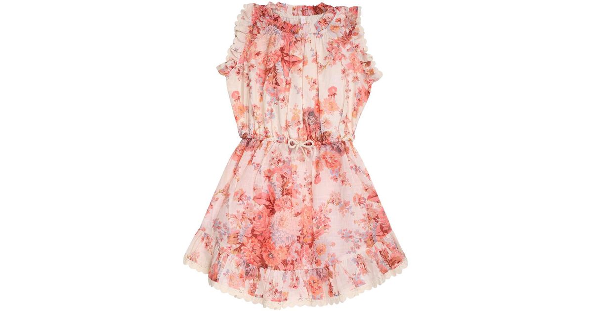 Zimmermann Devi Flip Dress in Pink Lyst