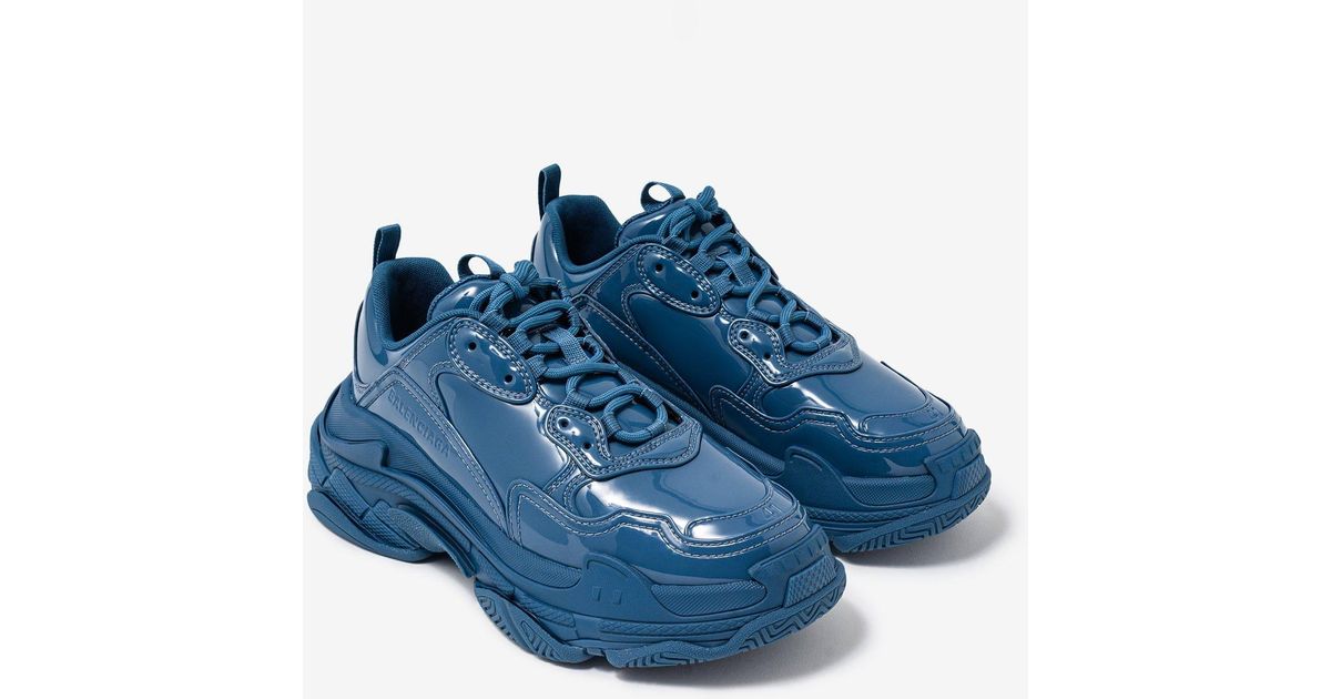 balenciaga triple s bleu