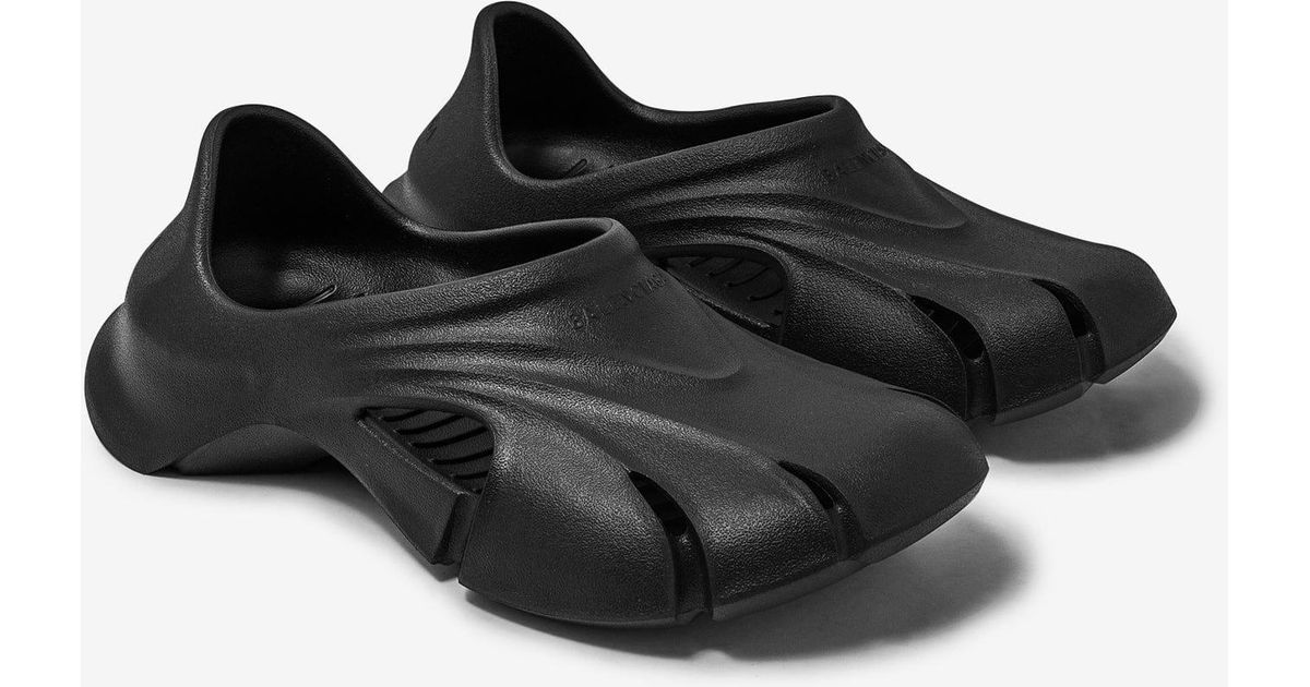 Balenciaga Black Mold Closed Sandals for Men | Lyst