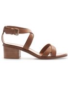 Zara Multistrap High Heel Sandal in Brown (whisky) | Lyst