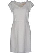 Rebecca Taylor Short Dress in White | Lyst