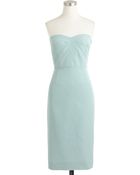 J.crew Maisie Dress in Classic Faille in Blue (sea spray) | Lyst