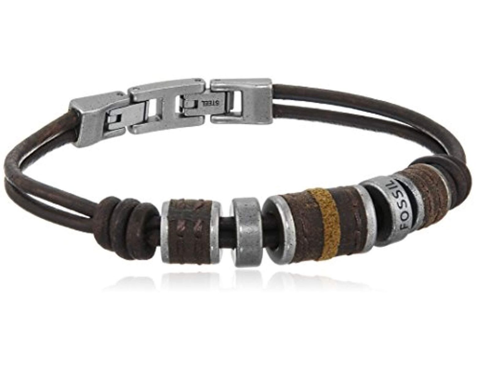 Women S Metallic Rondell Leather Wrap Bracelet Women S Metallic Rondell Leather Wrap Bracelet