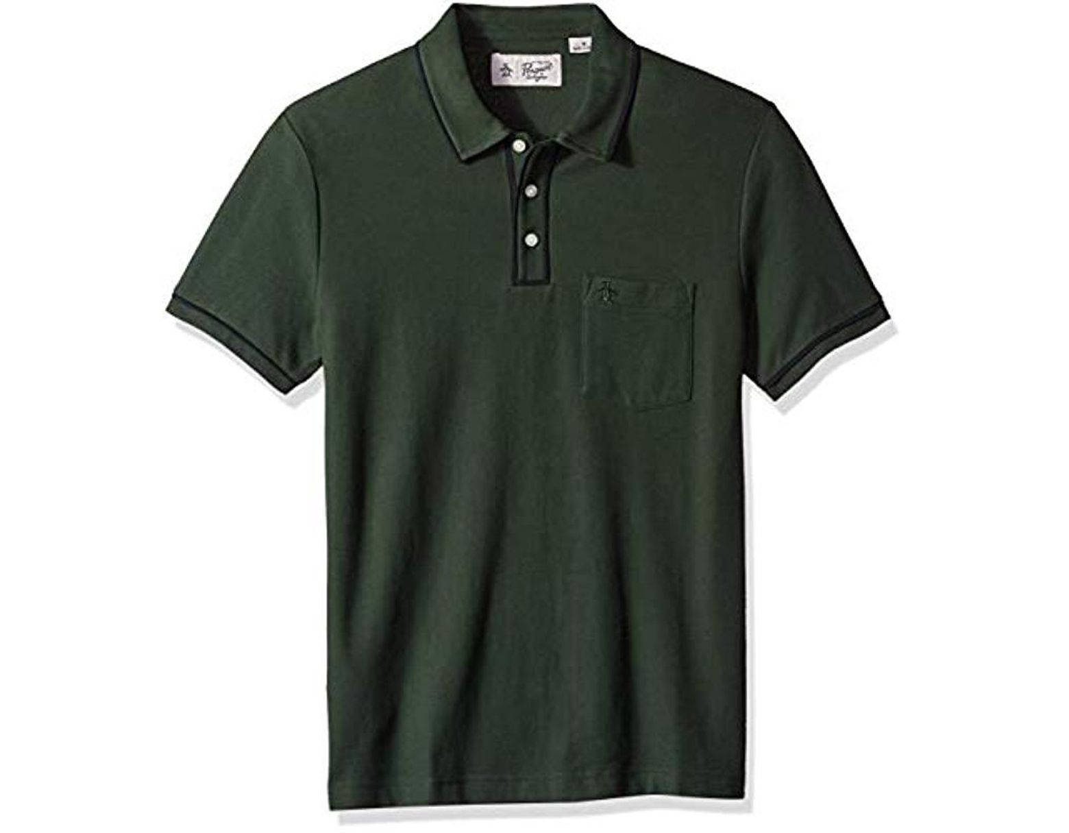 Sapphire Camo 2XL Original Penguin Big and Tall Mens The Earl Polo