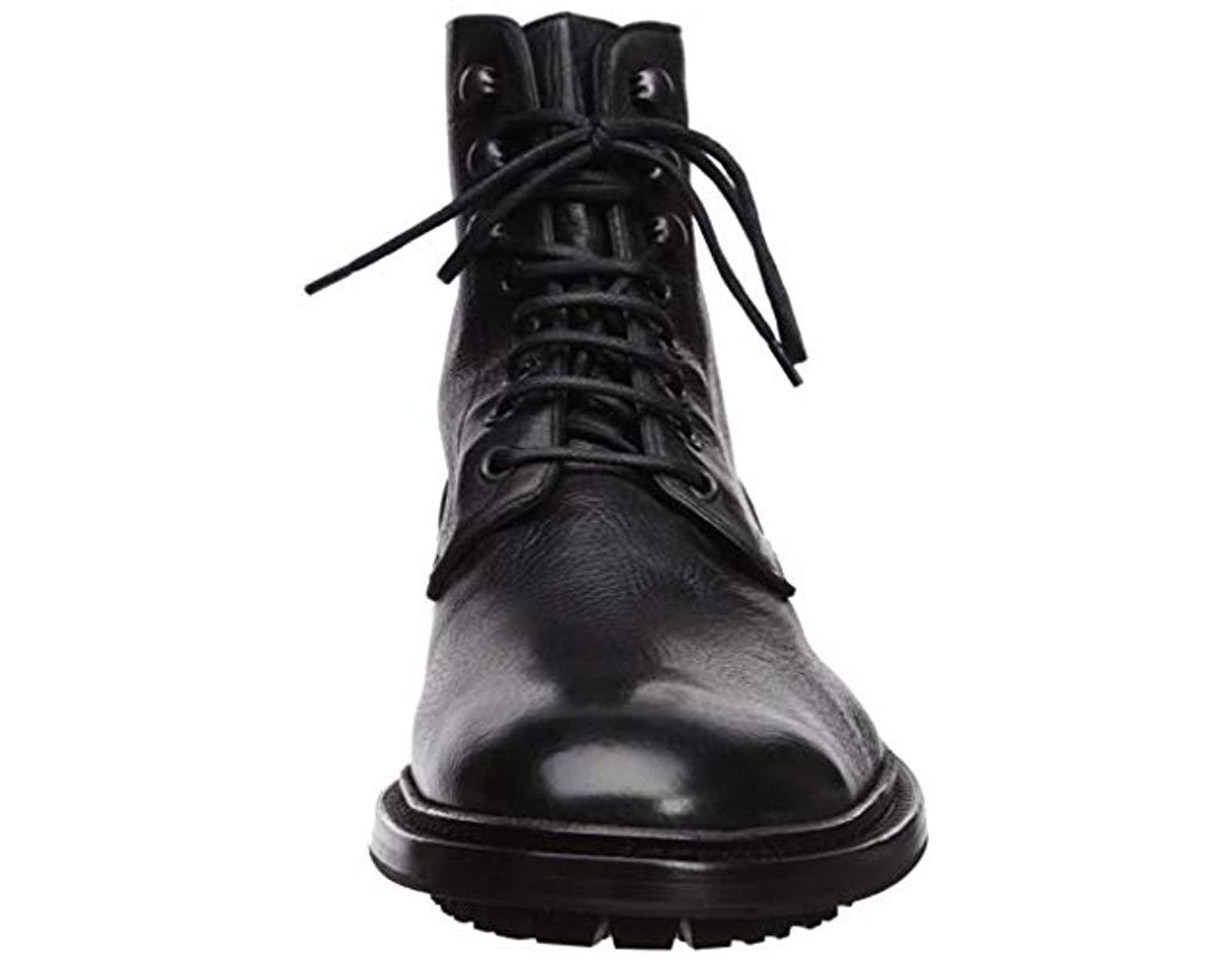 12 M M US FRYE Mens Greyson LACE UP Combat Boot Black