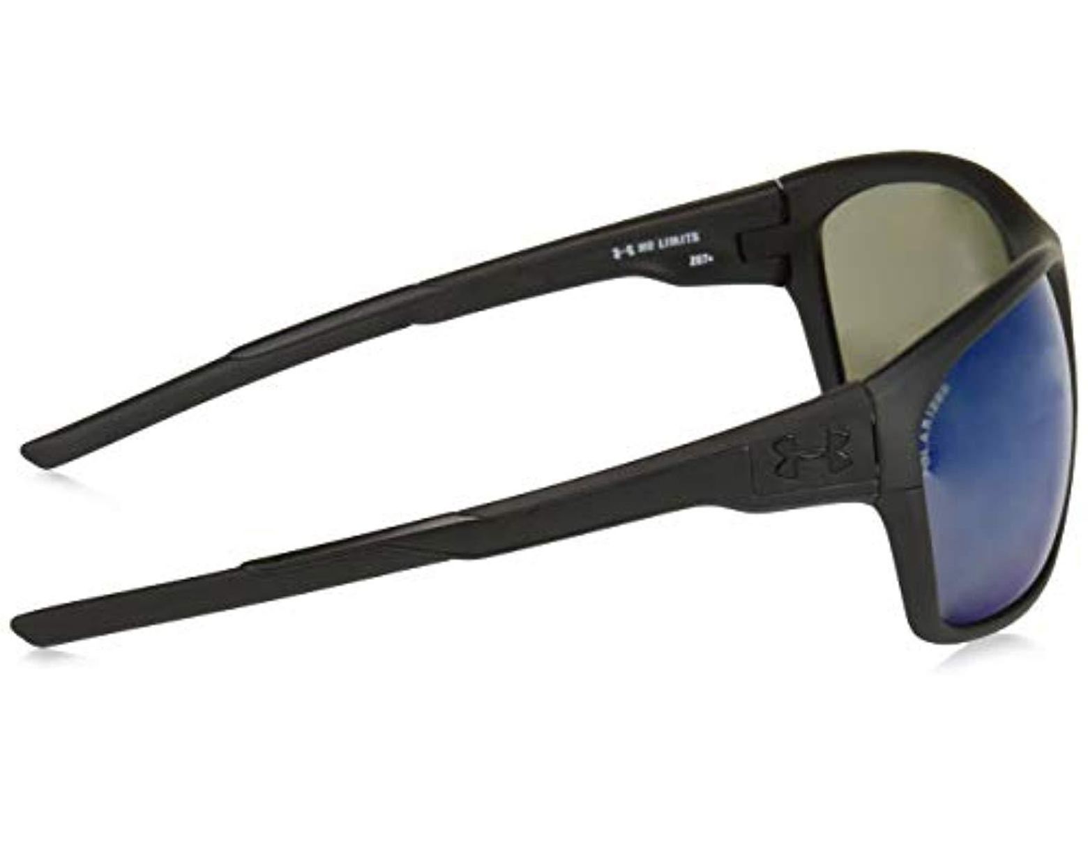 Under Armour Ua No Limits Polarized Square Sunglasses Black 58 Mm Sports Sunglasses Outdoor Recreation Sports Sunglasses Accessories