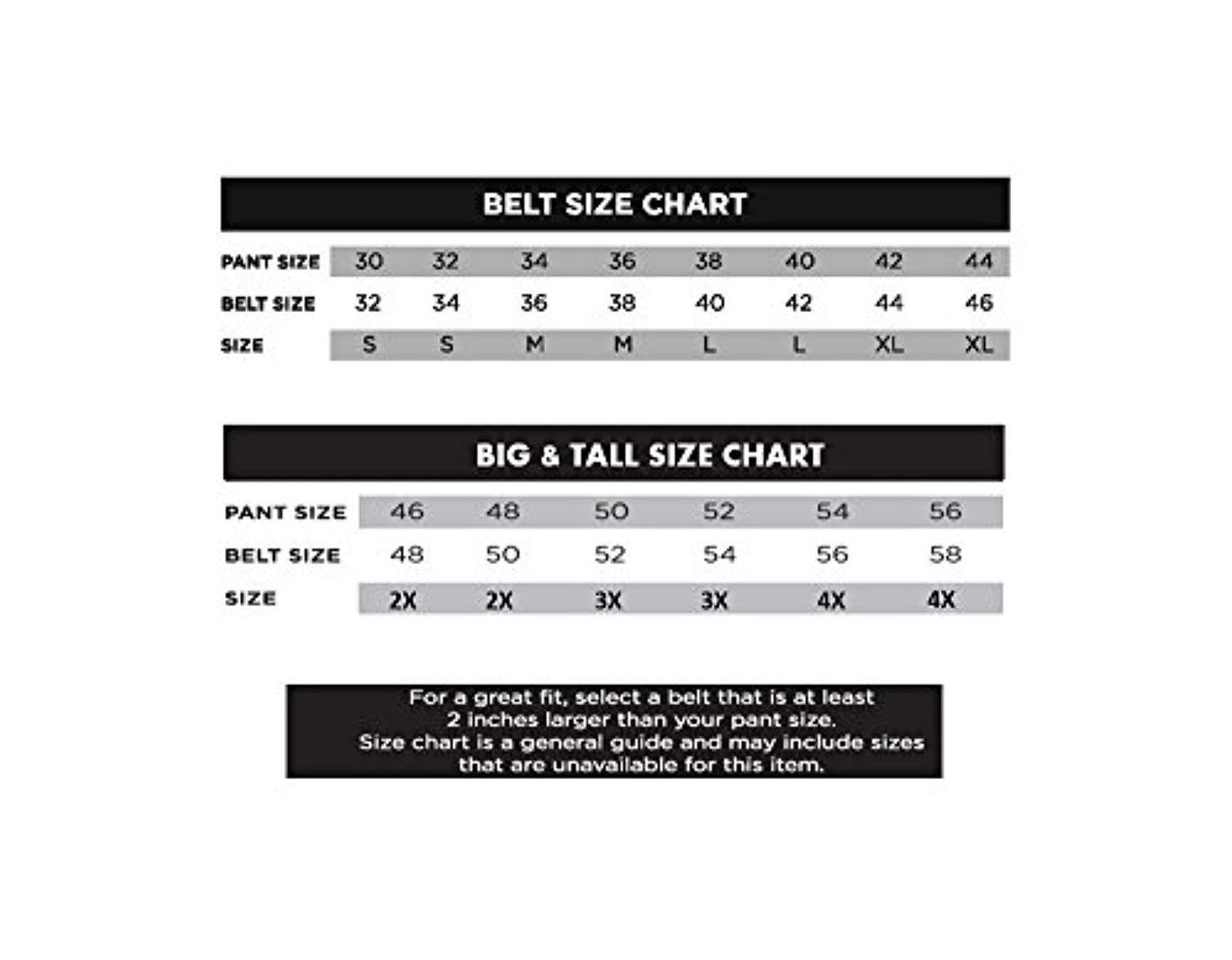Tommy Hilfiger Chart Size