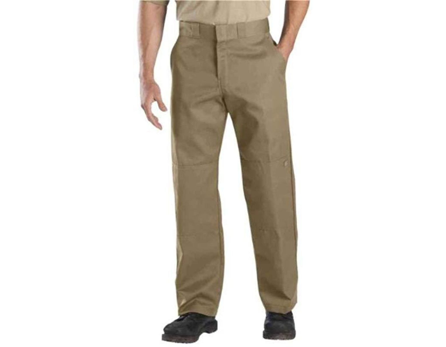 Dickies Relaxed Straight Fit Double Knee Twill Work Pants - FitnessRetro