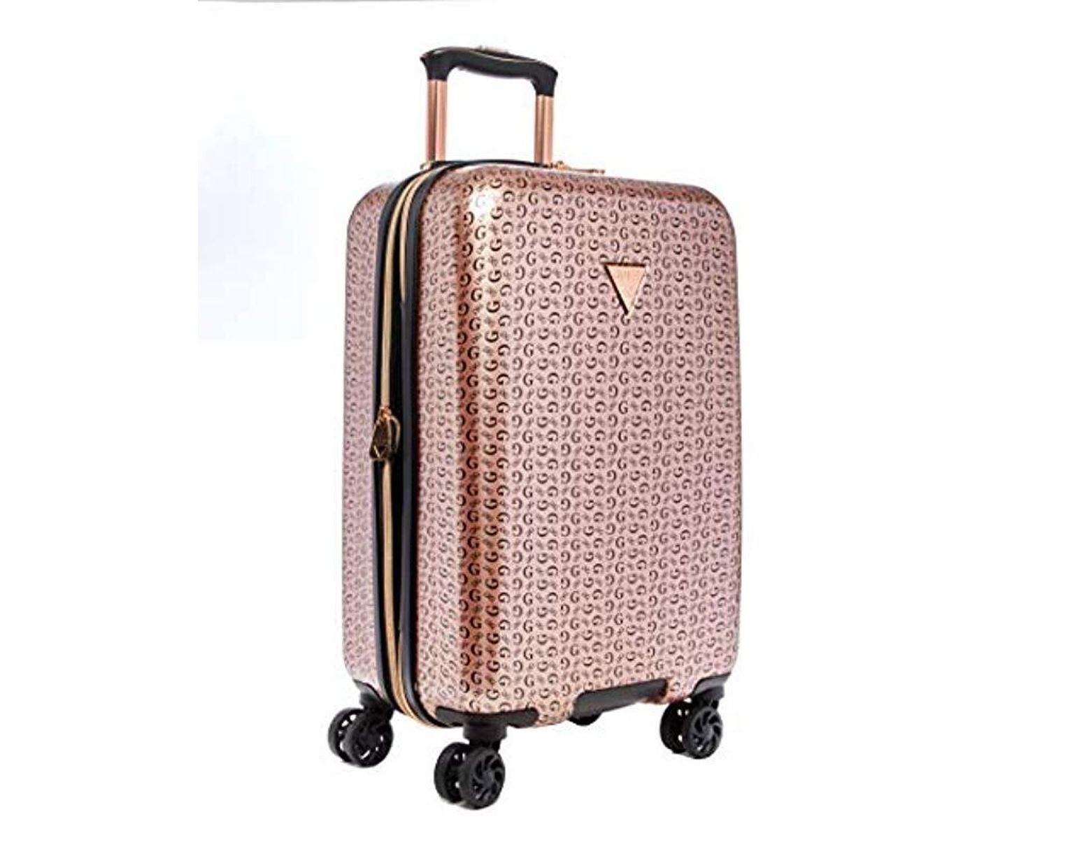 guess rose gold suitcase