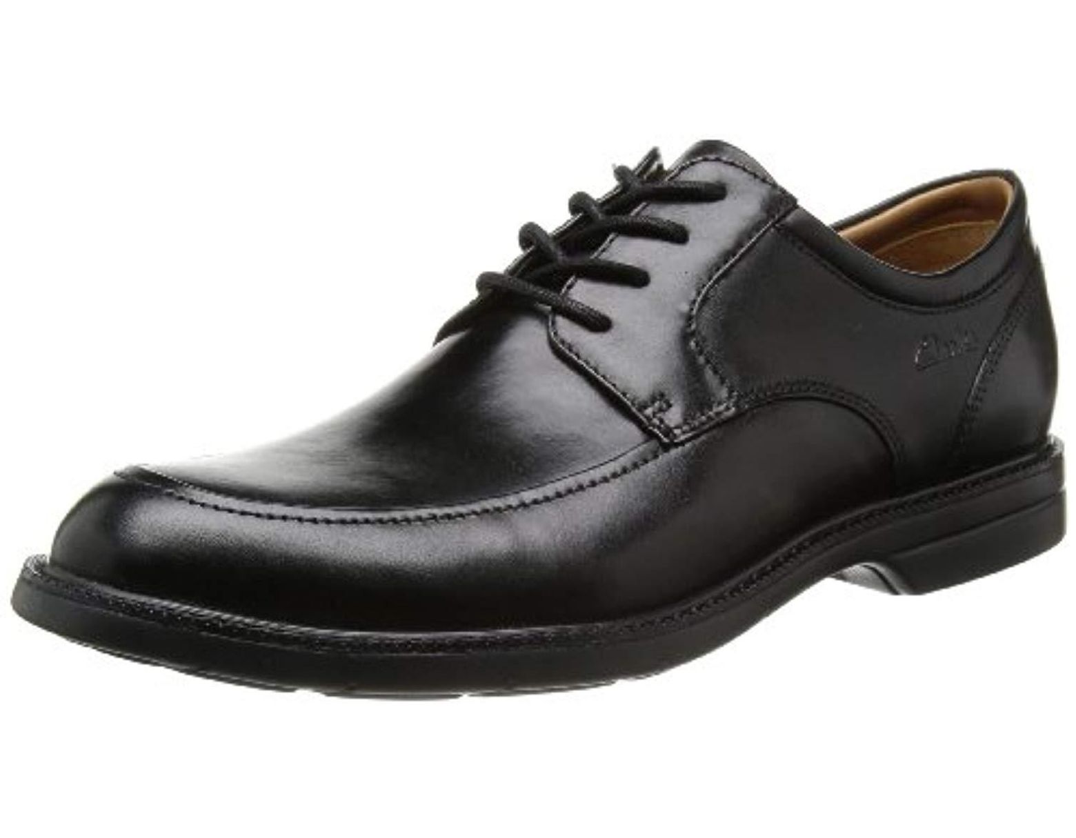 MENS CLARKS LEATHER SMART FORMAL CLASSIC DRESS LACE UP SHOES AMIESON WALK SIZE