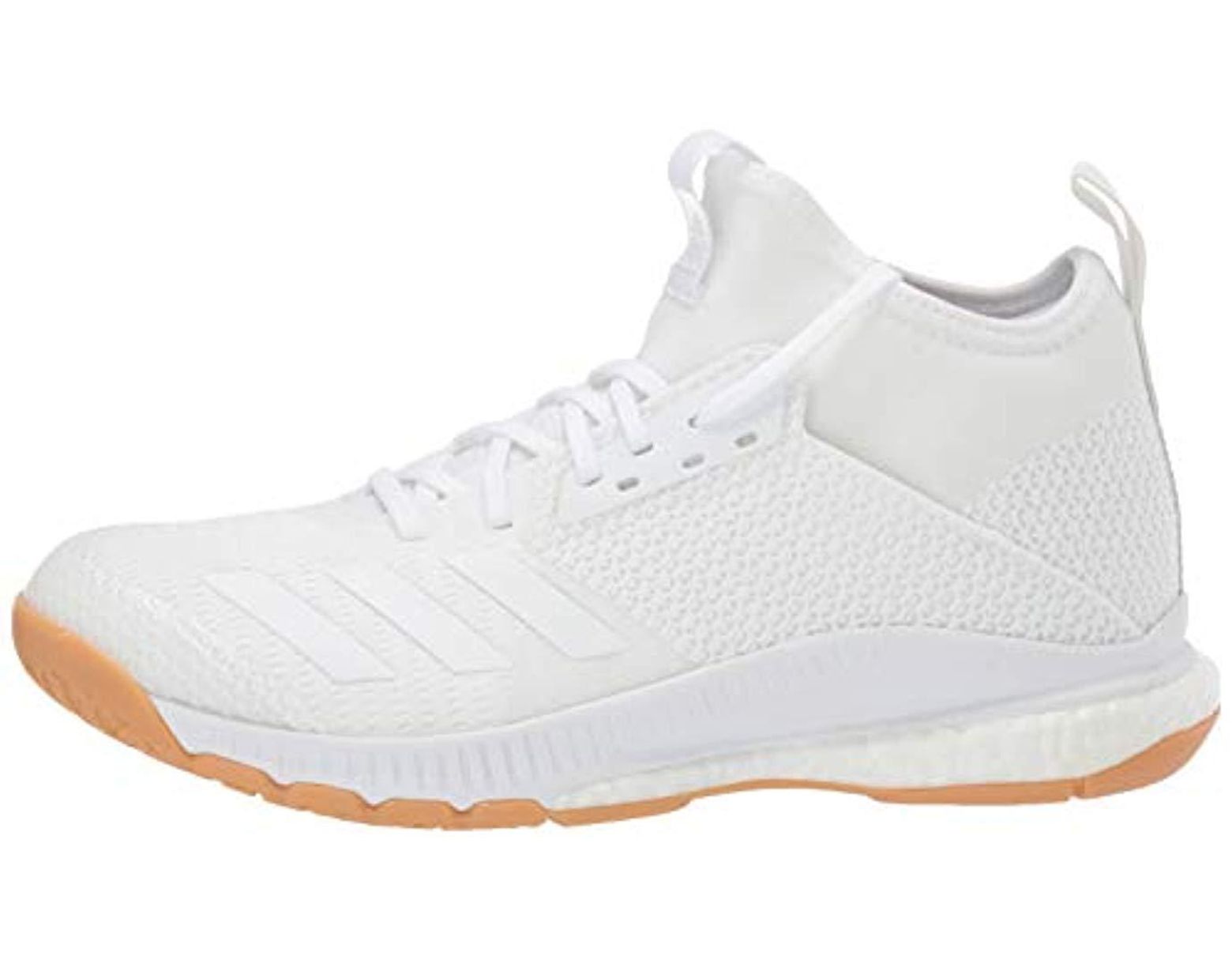 Women's White Crazyflight X 3 Mid Volleyball Shoe Women's White Crazyflight X 3 Mid Volleyball Shoe