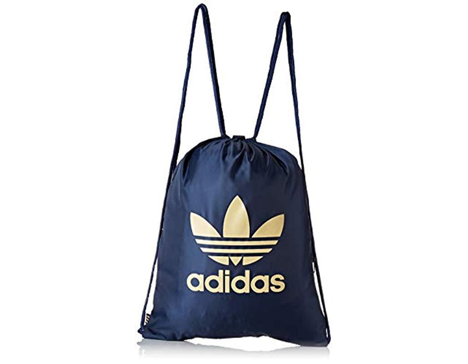 adidas Unisex Gymsack Trefoil Backpack in Blue for Men - Lyst adidas Unisex Gymsack Trefoil Backpack in Blue for Men - Lyst