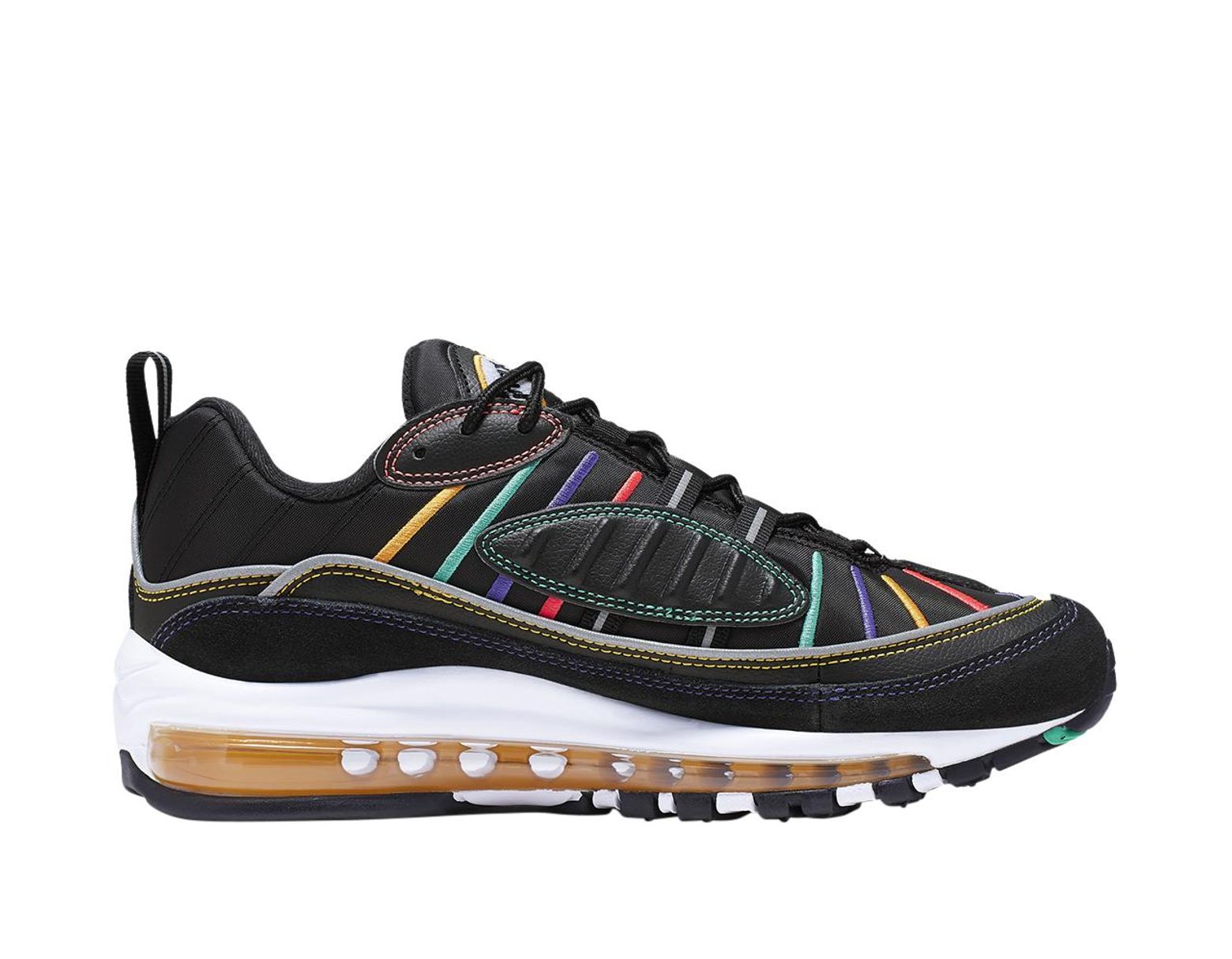 Women's Black Wmns Air Max 98 Premium Air Max 95 Premium 'safari' Wmns 807443 010