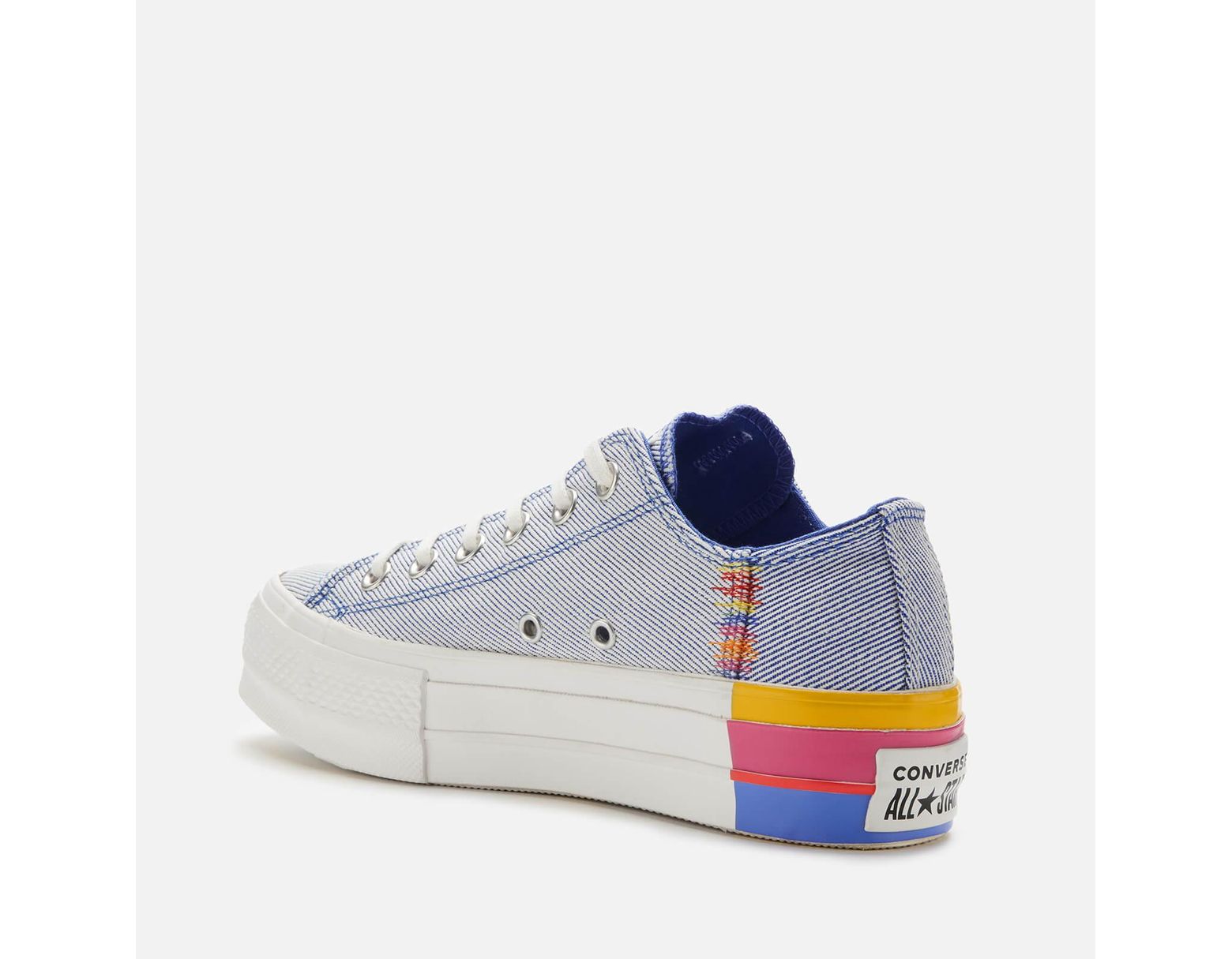 Converse Women's Chuck Taylor All Star Lift Ox Trainers Vintage WhitePale Putty Converse Women's Chuck Taylor All Star Lift Ox Trainers Vintage WhitePale Putty