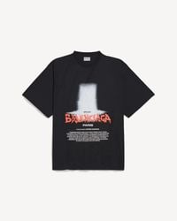 Balenciaga Tbilisi Oversized T-Shirt in Gray for Men | Lyst