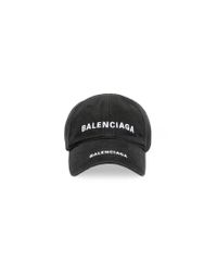 Balenciaga Double Logo Cap - Black