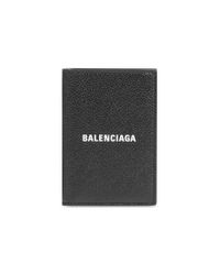 Balenciaga Cash vertical zweifach gefaltete brieftasche - Schwarz