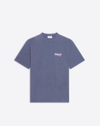 balenciaga shirt blue