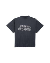 Tシャツ・カットソー BALENCIAGA 'The Carrie' T-shirt Balenciaga The Carrie Oversized T-Shirt in White | Lyst