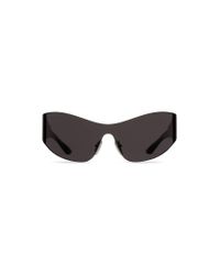 Balenciaga Gafas de sol mono cat 2.0 - Negro