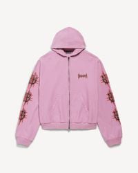 Balenciaga Washed Crayon Political Zip-Up Hoodie Regular Fit in