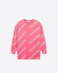 balenciaga logo sweater sale