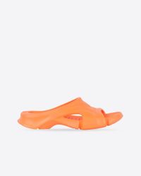 Balenciaga Mould Slide Sandal - Orange