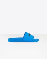 balenciaga sandals blue