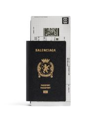 Balenciaga Passport Phone Holder in White for Men | Lyst 