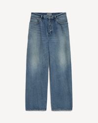 Balenciaga Relief Stitching Jeans in Gray for Men | Lyst