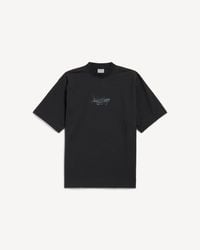 Balenciaga Airport Tag T-Shirt Medium Fit for Men | Lyst