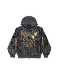 【BALENCIAGA】MUSIC|ARCHIVE SERIES CONNECTED フーディ Balenciaga Music Archive Series Connected Zip Up Medium Fit