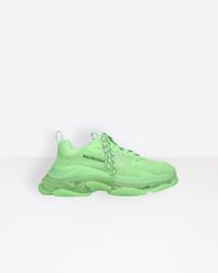 Balenciaga Sneaker Triple S Clear Sole - Vert