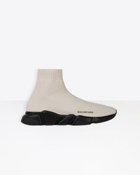 white balenciaga speed