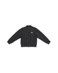 Balenciaga Cotton 3b Sport Icon Tracksuit Jacket in Black for Men 