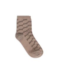 Balenciaga Bb monogram socks - Grau