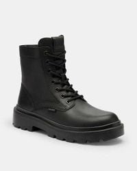 COACH Connor Boots in Black for Men | Lyst UK