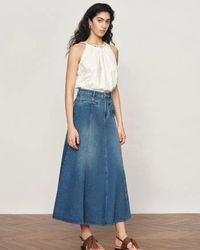 COS Utility A-line Maxi Skirt in Blue | Lyst