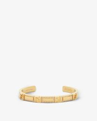 Fendi Ff Bracelet in Metallic | Lyst