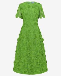 LEO LIN Katrina Petal Butterfly Sleeve Midi Dress in Yellow | Lyst LEO LIN Katrina Petal Butterfly Sleeve Midi Dress in Yellow | Lyst