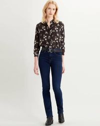 Levi's 724tm High Waisted Straight Jeans - Blauw