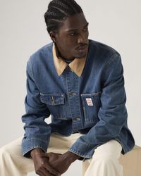 Levi's Manteau Trench Alma Filled pour homme, True Chino, M