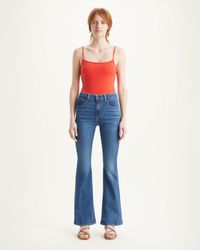 Jeans svasati a vita altaMother in Denim di colore Blu Donna Abbigliamento da Jeans da Jeans a zampa e a campana 8% di sconto 