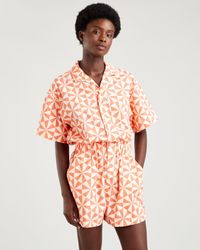 Levi's Cotton Alva Cinch Waist Romper 