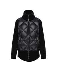 Moncler CARDIGAN REMBOURRÉ - Noir