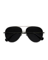 Gafas de sol ovaladas swipe 1 de Moncler de color Negro | Lyst