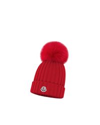 moncler hat red